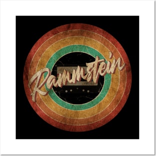 Rammstein Vintage Circle Art Posters and Art